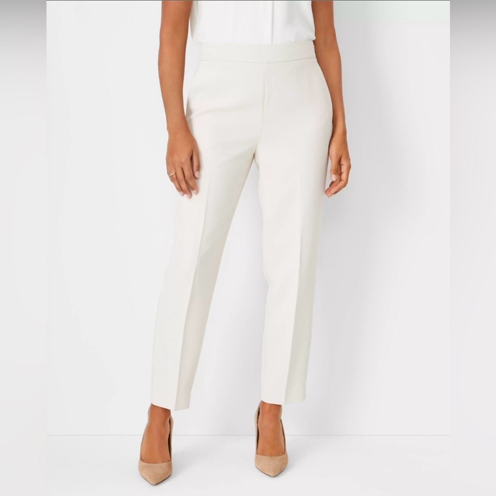 Rachel Zoe Tailored Straight Leg Pants - Ivory